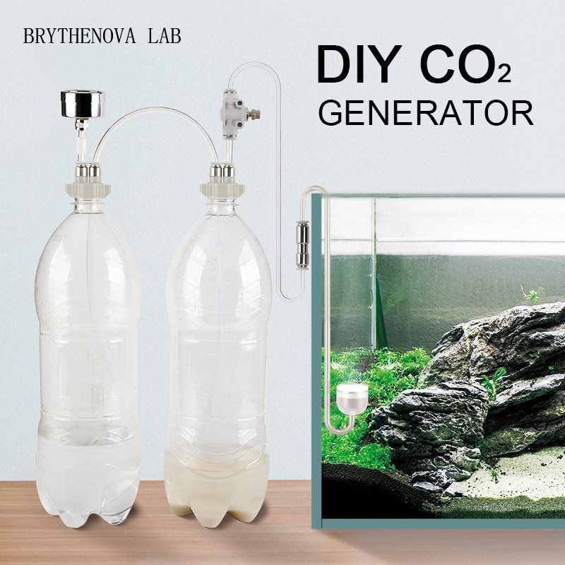 Planted Aquarium Kit - Générateur de CO2 pour aquarium planté,