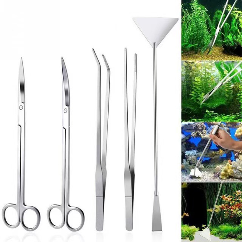 Planted Aquarium Maintenance Kit - Kit d'outils professionnels d'entretien d'aquarium, nettoyeur
