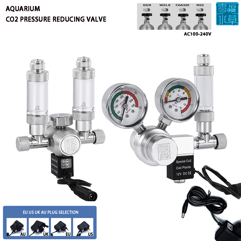 Planted Aquarium Kit - Régulateur de CO2 pour Aquarium, électrovanne,