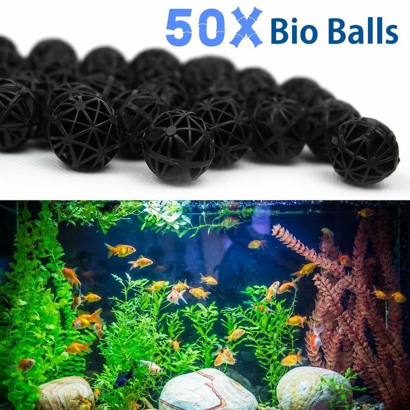 Aquarium Plant Fertilizer - 50 pièces de billes bio de