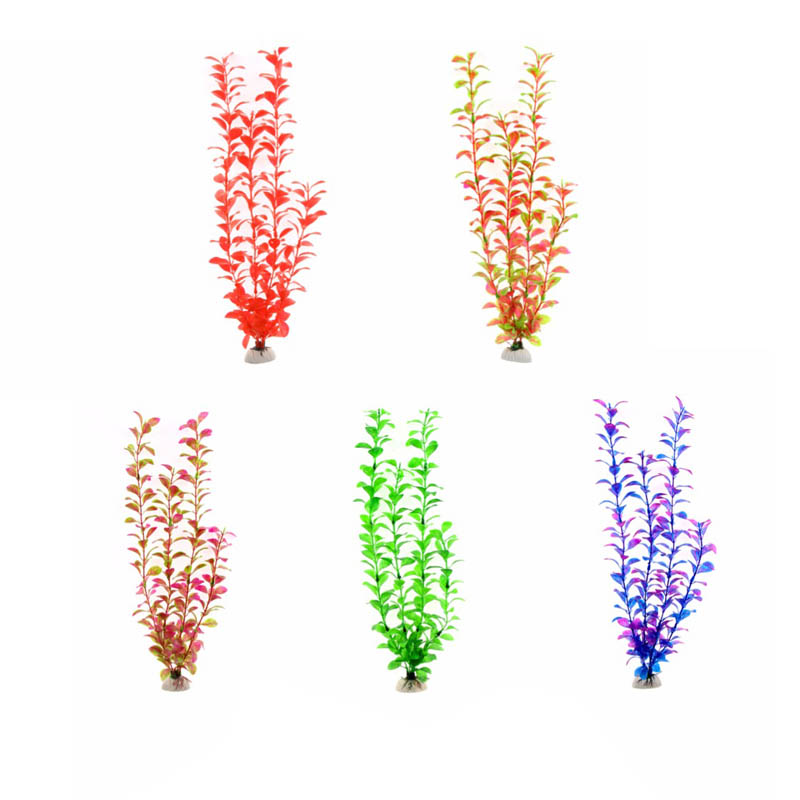 Aquarium Plant Grass - Accessoires d'aquarium, plantes sous-marines artificielles, décoration