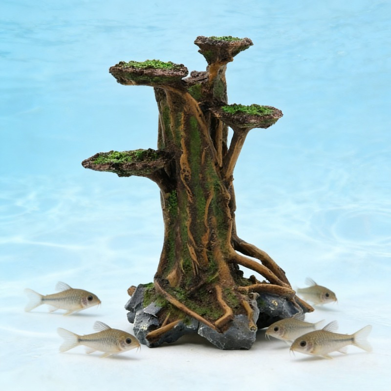 Planted Aquarium Aquascape - Décoration d'aquarium en résine : Arbre