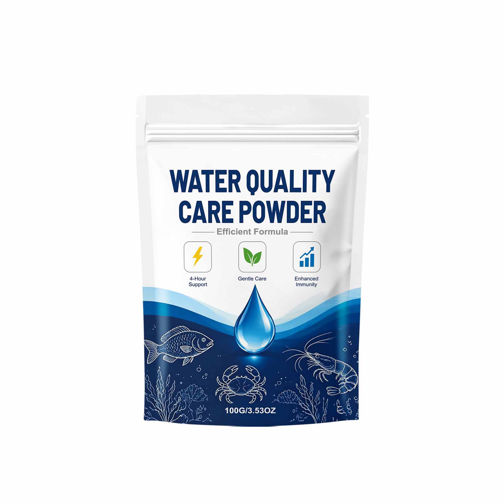 Planted Aquarium Cloudy Water - Poudre clarifiante pour eau d'aquarium, élimination