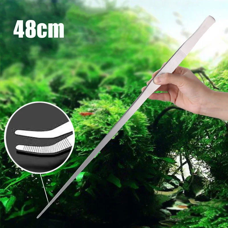 Planted Aquarium Maintenance Kit - Pincettes en acier inoxydable 48cm, pour