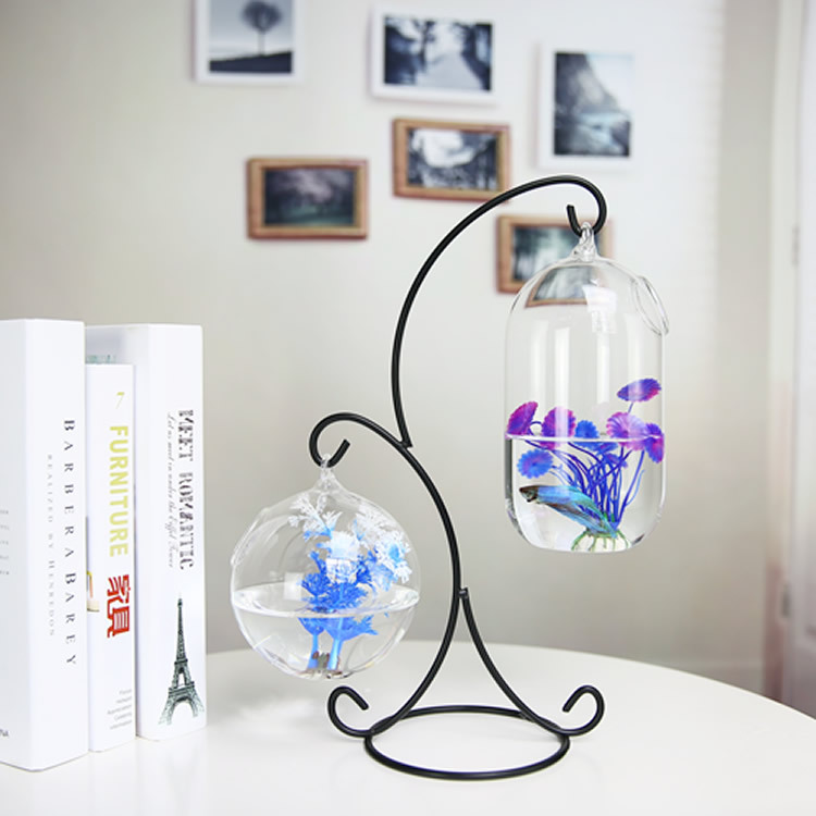 Planted Aquarium Bowl - Bouteille d'Infusion Précieuse Transparente Suspendue à