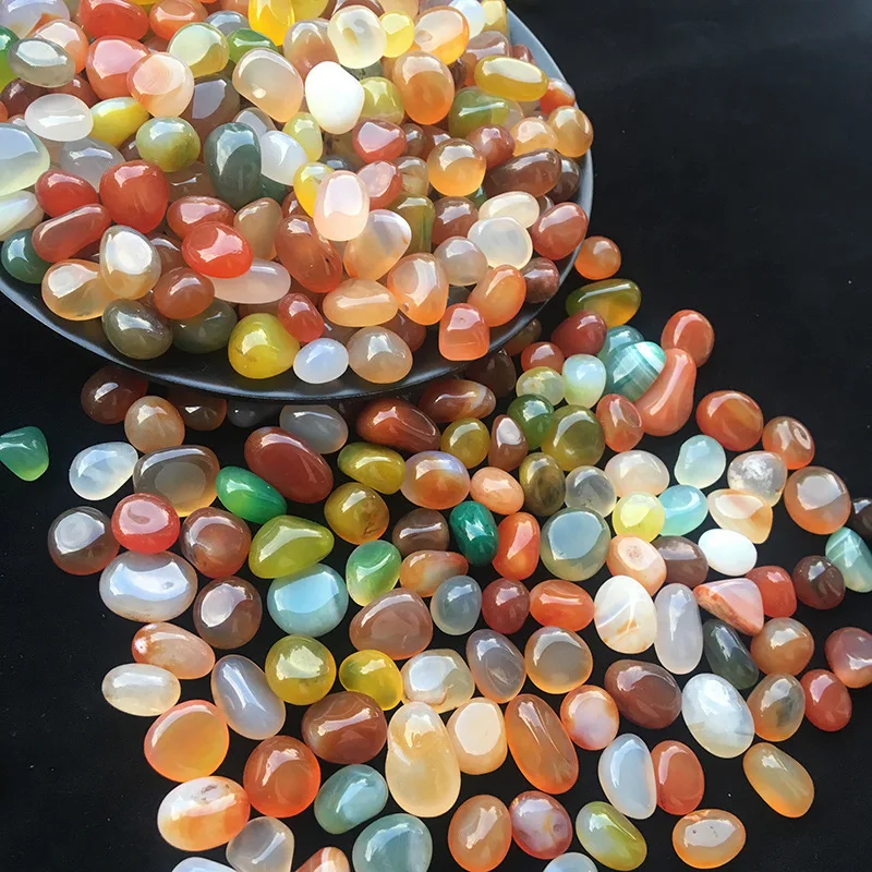 Planted Aquarium Air Stone - Ceubles d'agate 100g, pierres décoratives colorées