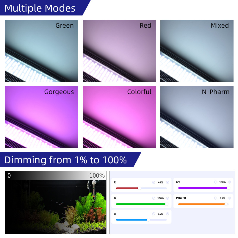 Lampe LED pour aquarium Week A - Planted Aquarium Aquascape avis et prix