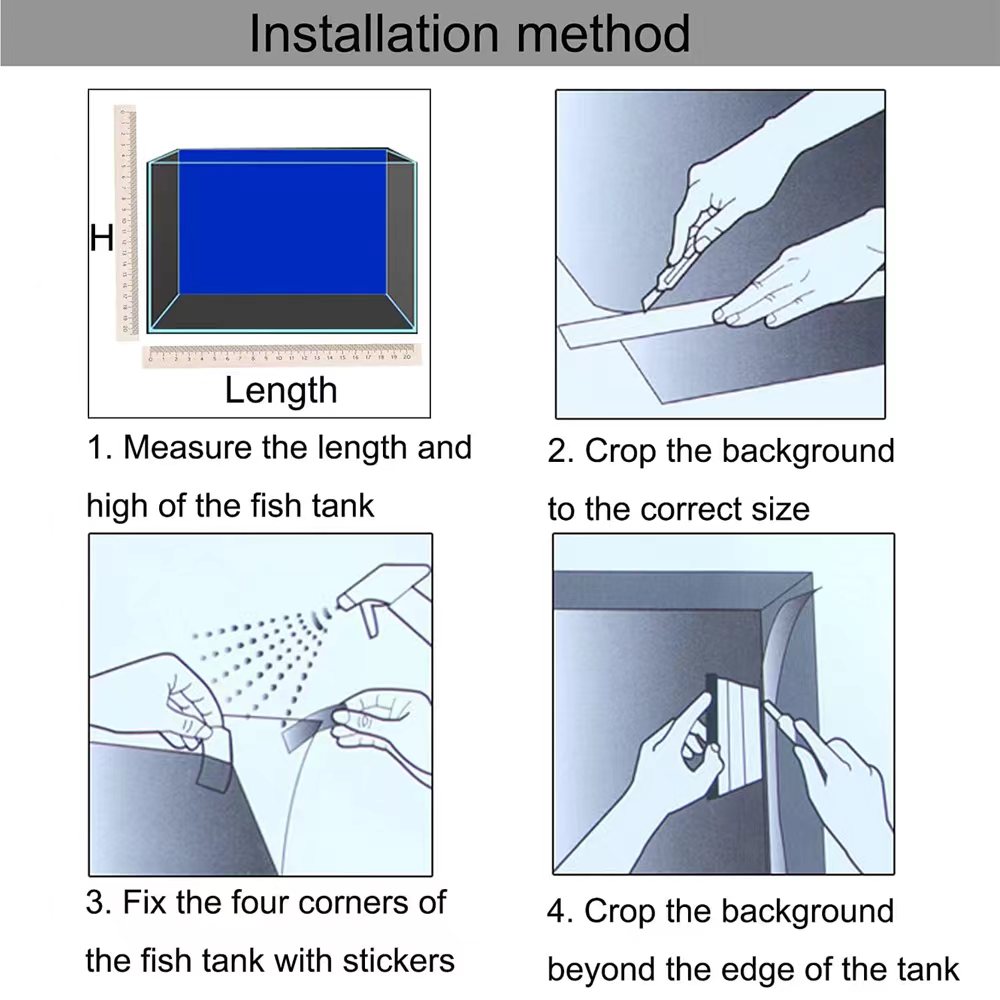 Fond pour Aquarium 3d autocoll - Planted Aquarium Aquascape avis et prix
