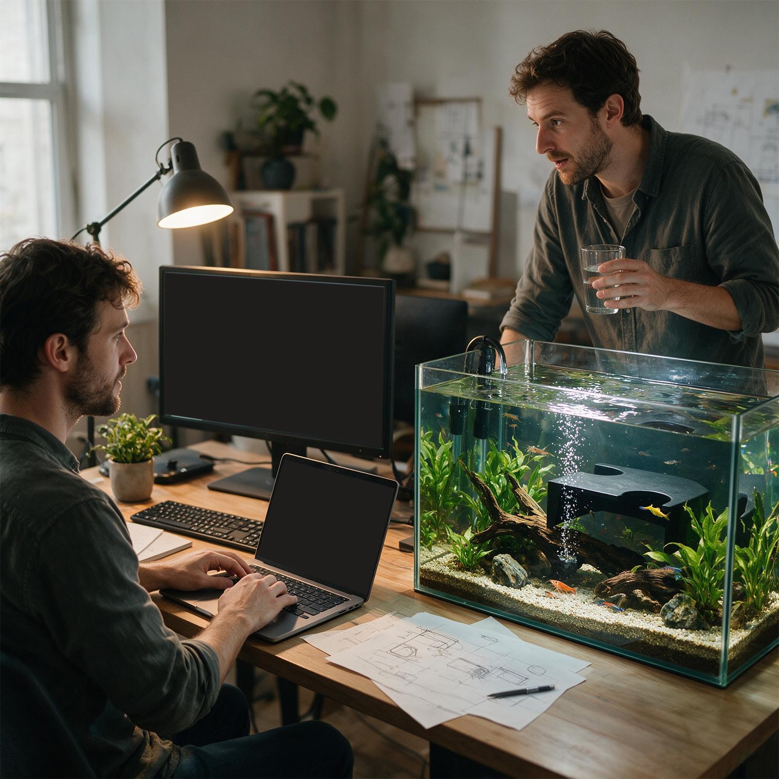 Tunnel d'aquarium double ouver - Non Planted Aquarium Fish avis et prix