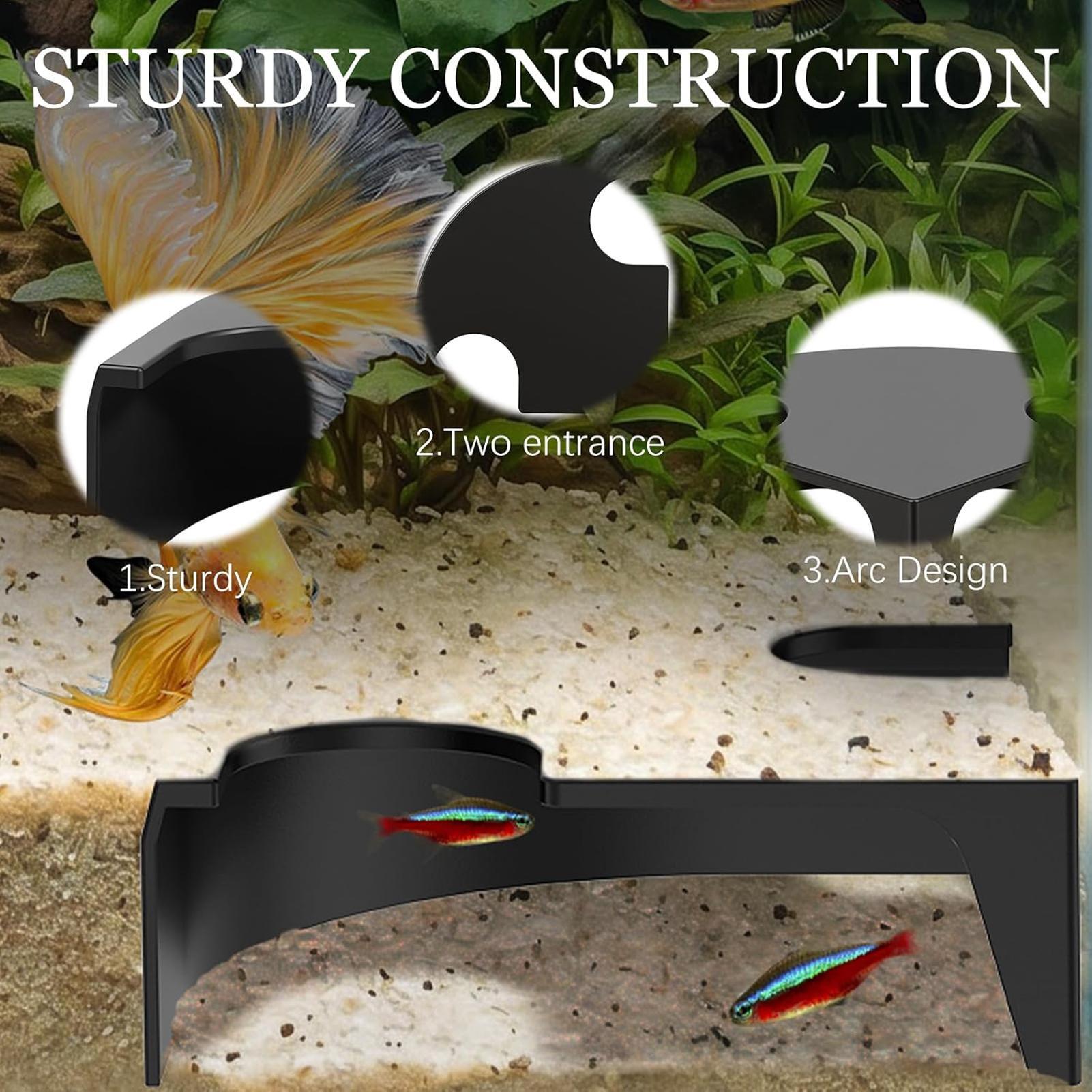 Tunnel d'aquarium double ouver - Non Planted Aquarium Fish avis et prix