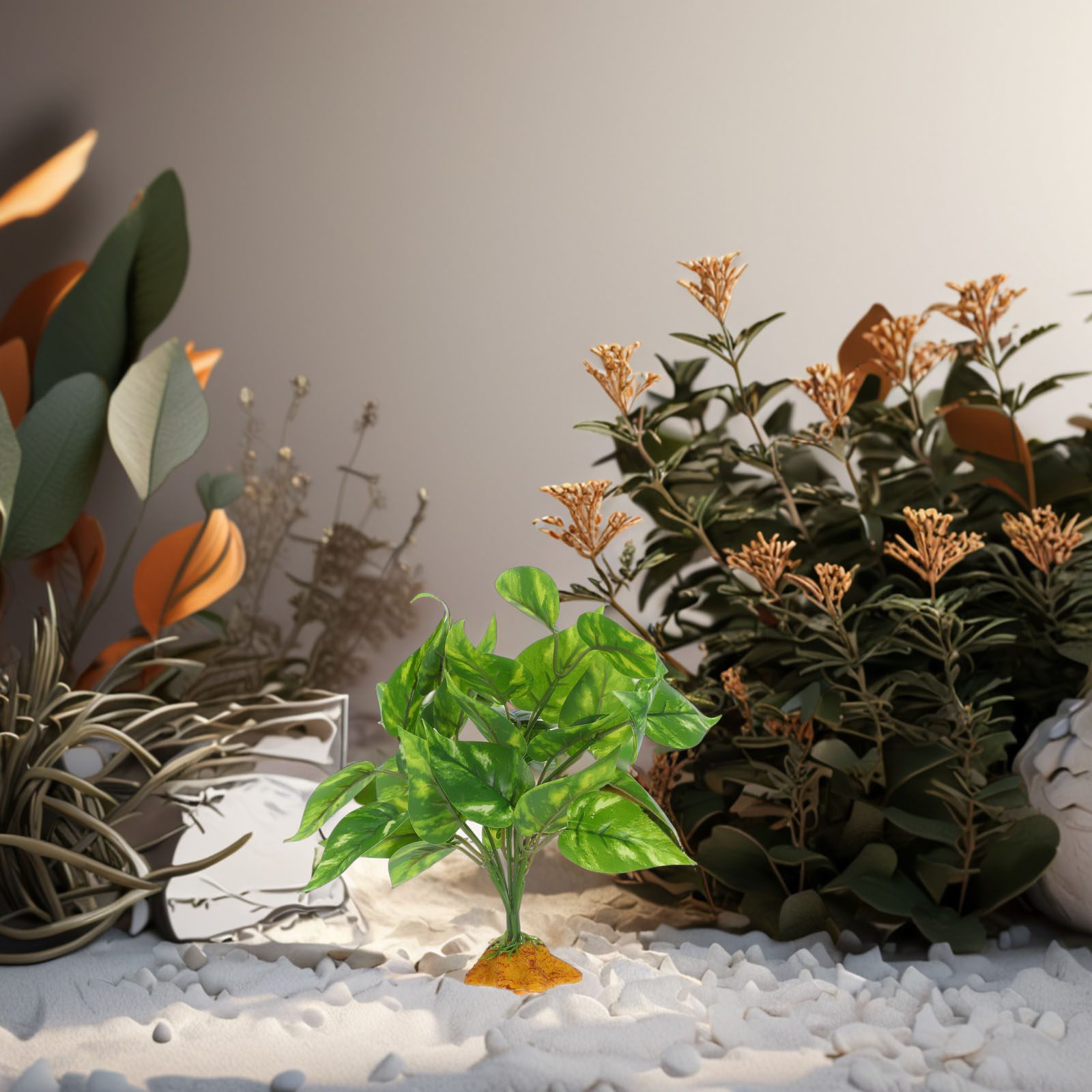 Plantes artificielles réaliste - Planted Aquarium Bowl avis et prix