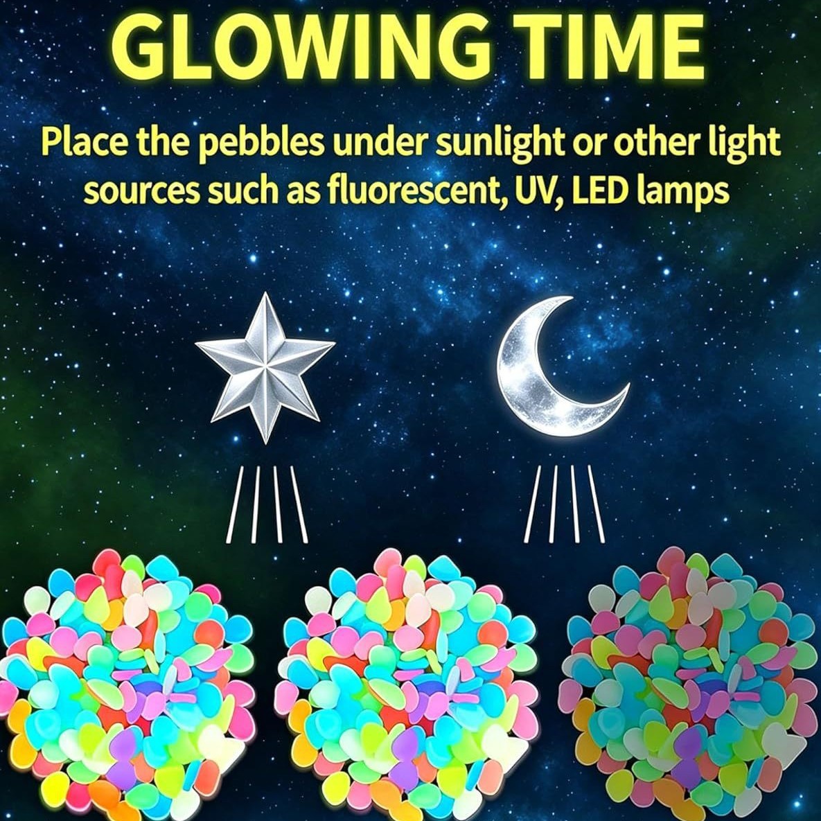 Galets lumineux colorés qui br - Aquarium Planting avis et prix