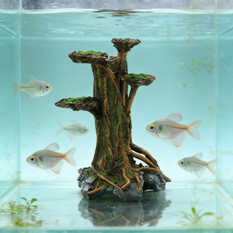 Décoration d'aquarium en résin - Planted Aquarium Aquascape avis et prix
