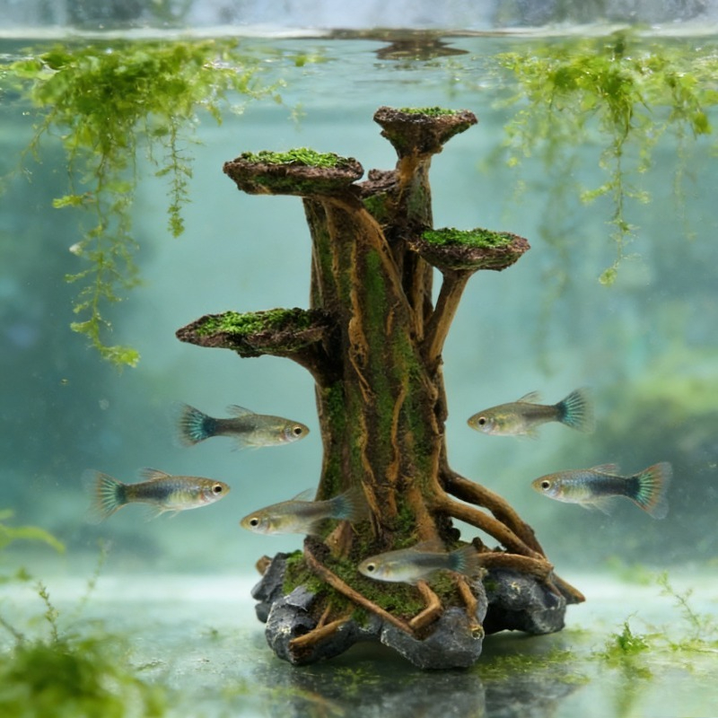 Décoration d'aquarium en résin - Planted Aquarium Aquascape avis et prix