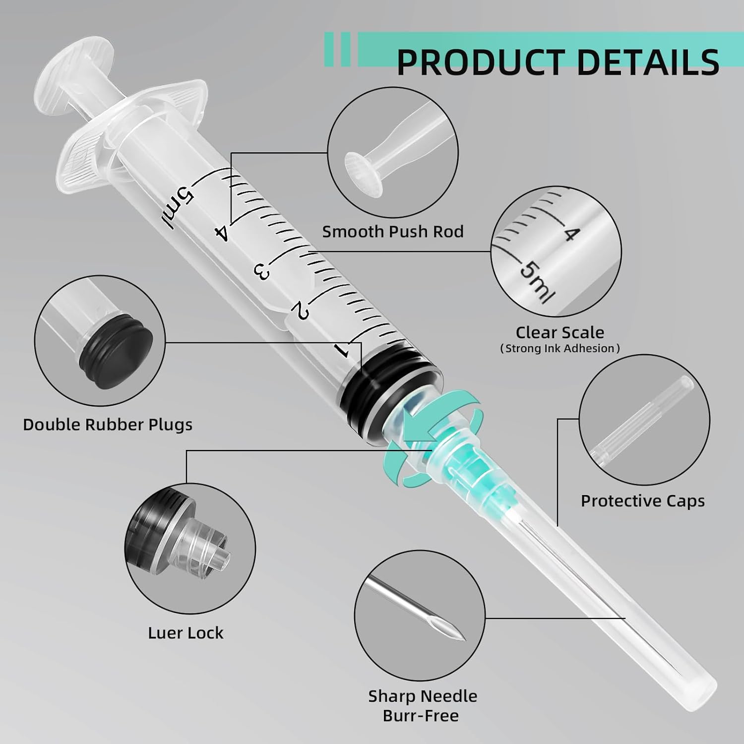 Seringue Luer Lock de 5 ml, ad - Aquarium Planting avis et prix