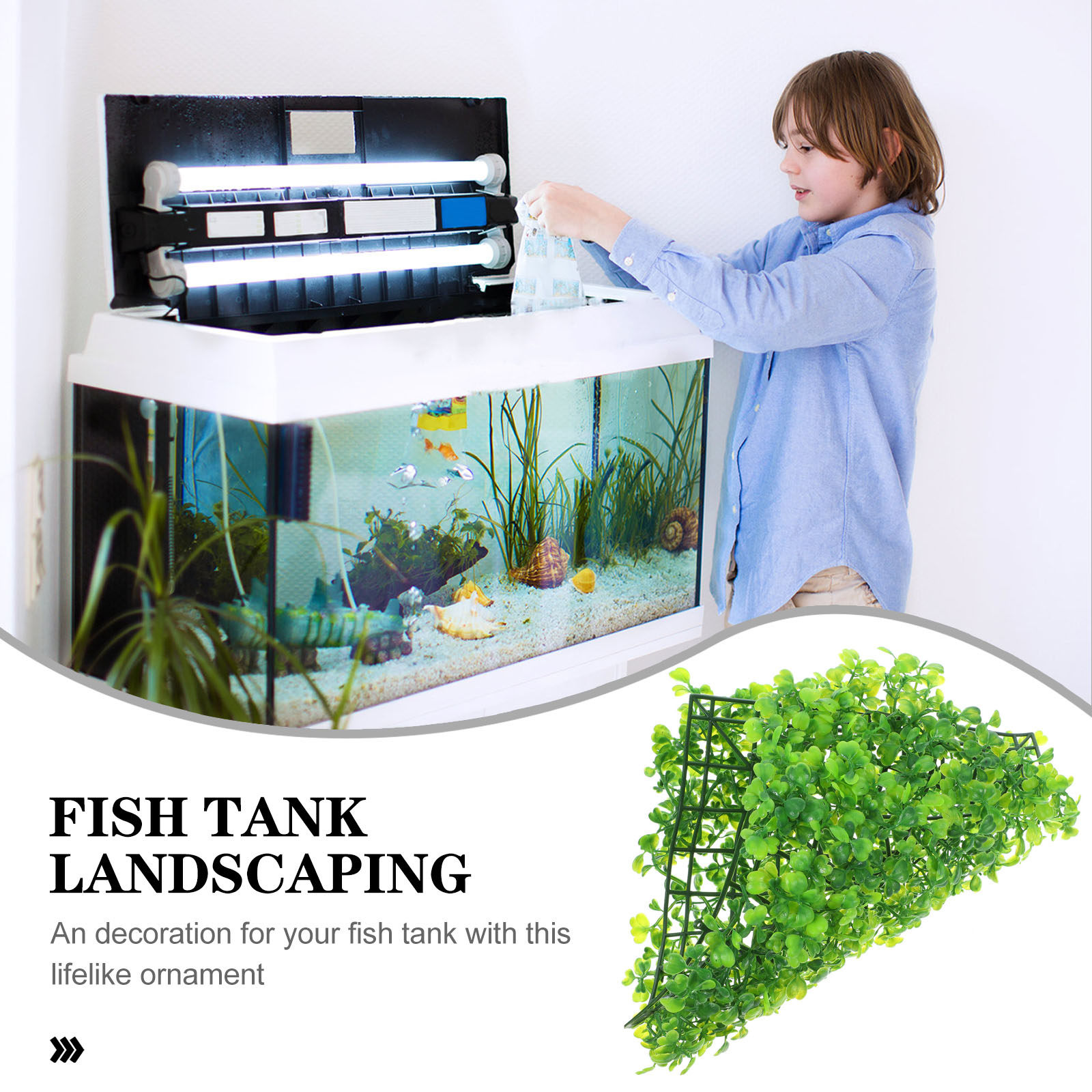 Plantes artificielles réaliste - Aquarium Plant Grass avis et prix