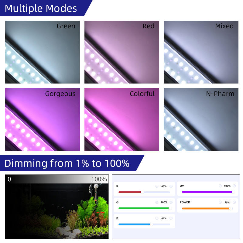 Lampe LED intelligente pour aq - Aquarium Plant Grass avis et prix