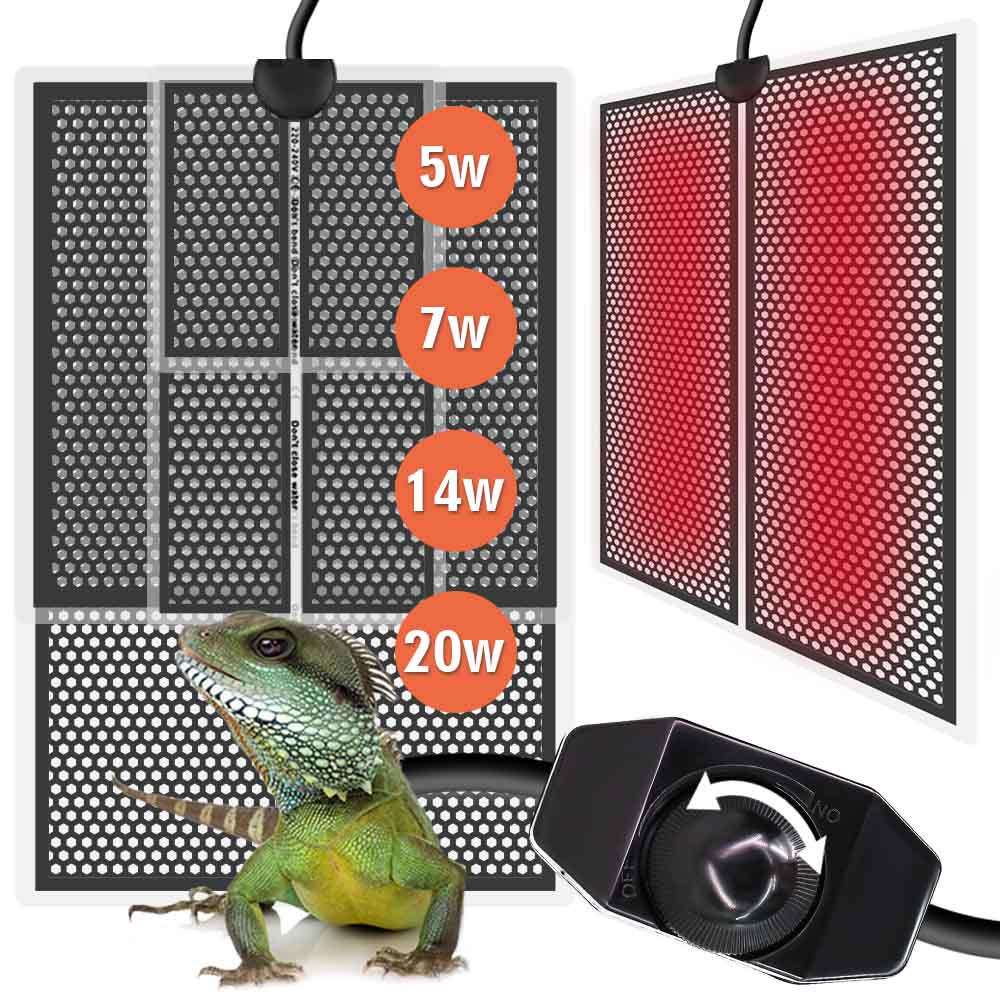 5/7/14/20W Reptile tapis chauf - Planted Aquarium Heater avis et prix